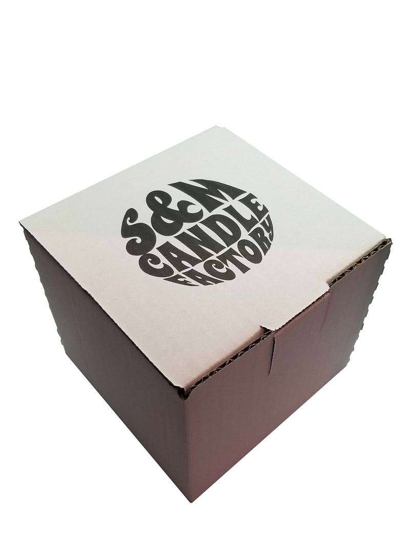 S&M Candle Factory شمعة الفشار بالزبدة ~ شموع الصويا الفاخرة الطبيعية بالكامل ~ برطمانات فيلم ليلة 12 أونصة (الفشار بالزبدة) - Image 3